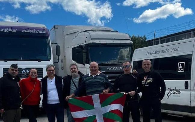 La Caravana Solidaria Vasca partió el sábado