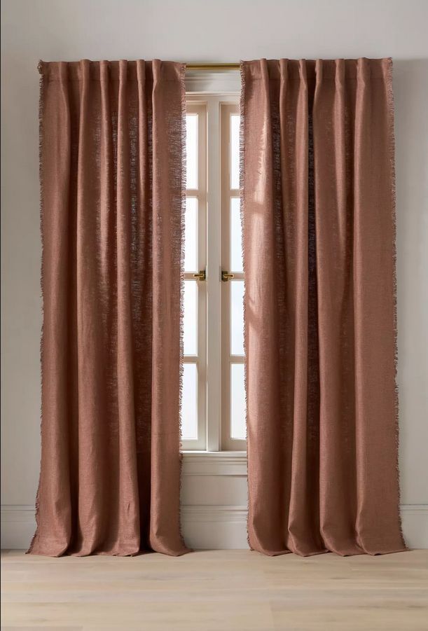 Cortinas de lino.