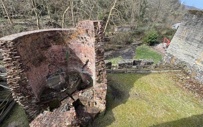 Foto del entorno de los hornos de Irugurutzeta, que tras su rehabilitación abrirá sus puertas próximamente.