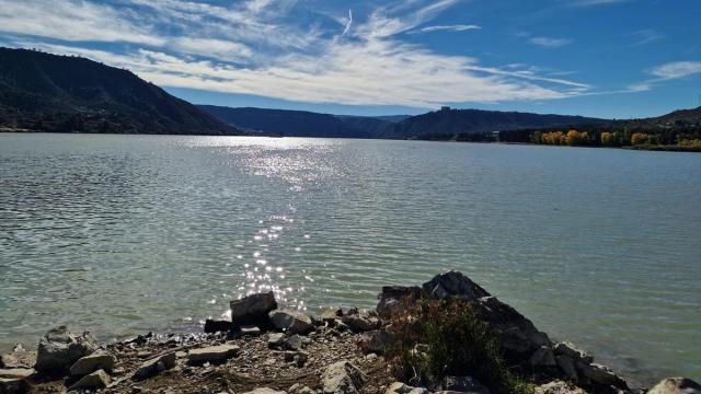 Embalse de Ribarroja, en Mequinenza (Zaragoza).