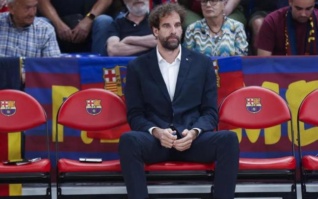 El cesado entrenador del Barcelona, Roger Grimau / EFE El cesado entrenador del Barcelona, Roger Grimau