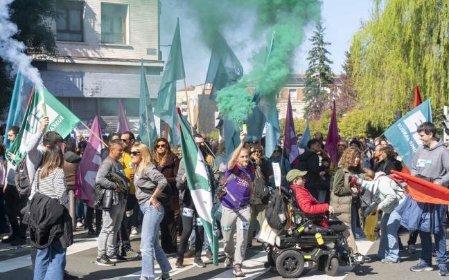 La huelga general del 17 de marzo, en imágenes