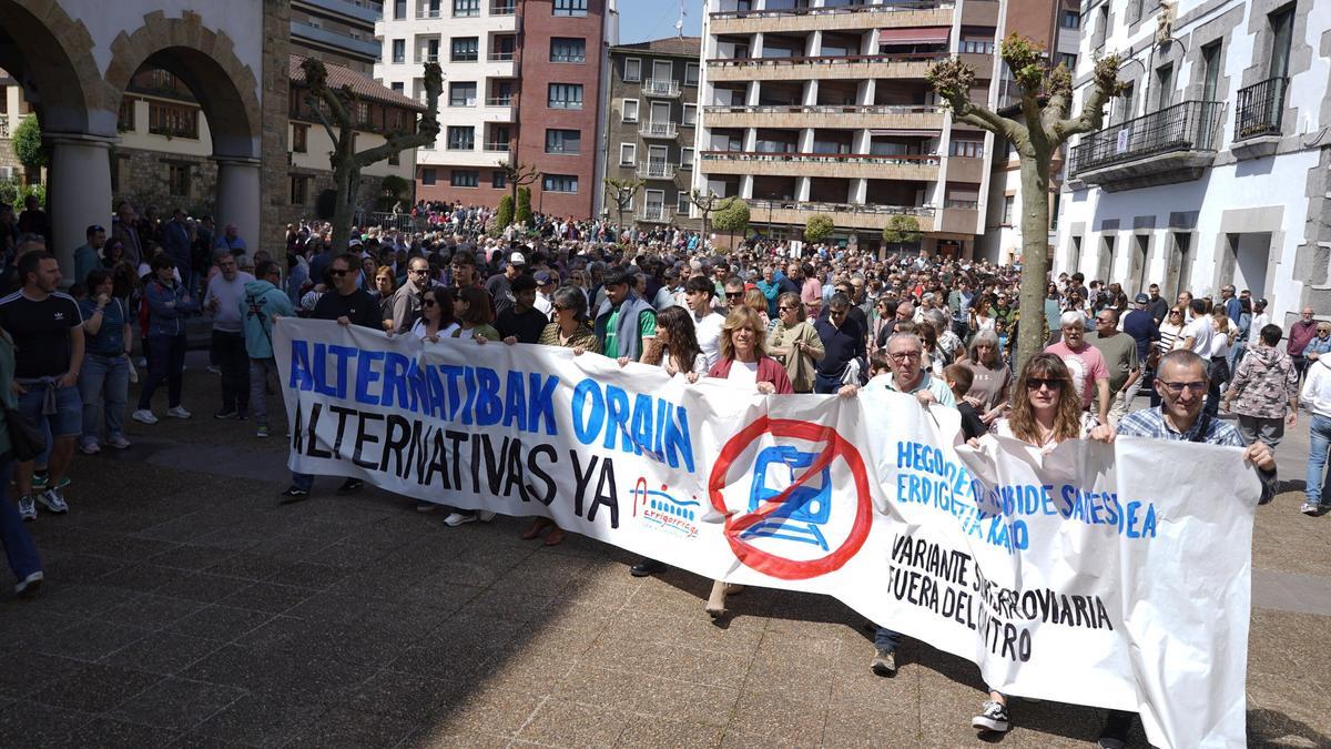 Arrigorriaga pide el estudio de más alternativas al trazado de Variante Sur Ferroviaria