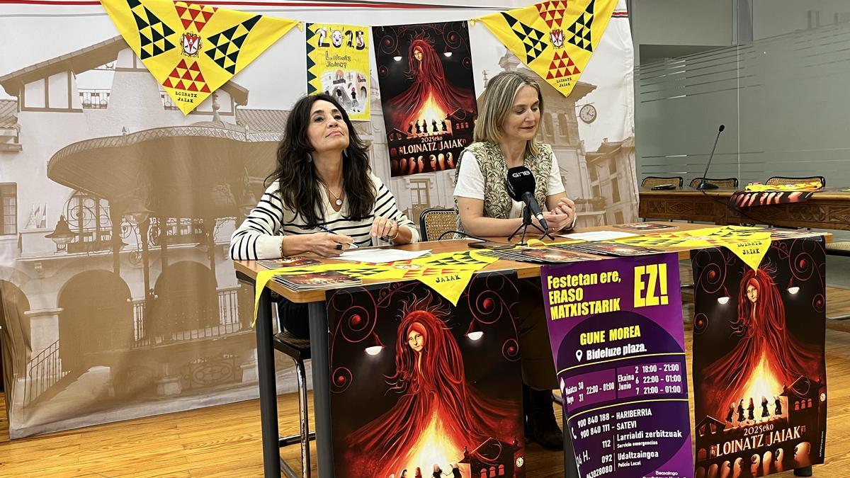 Presentación de los carteles y programa de las Loinatz Jaiak de Beasain.