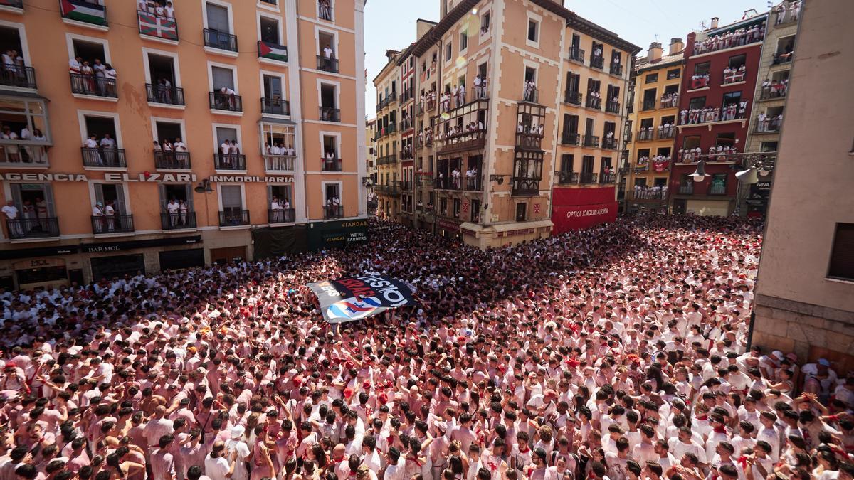 En imágenes: Chupinazo de los Sanfermines 2026