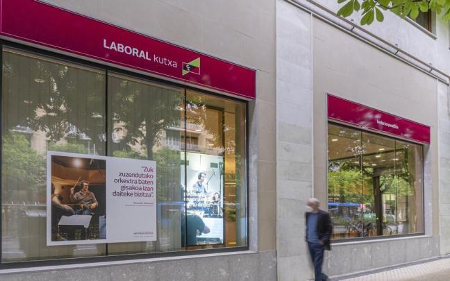 Una sucursal de Laboral Kutxa.