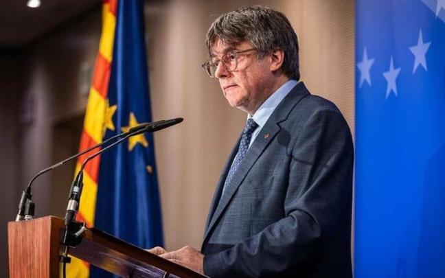 Carles Puigdemont, durante una reciente comparecencia