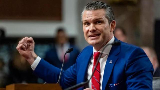 El secretario de Defensa de EEUU, Pete Hegseth.