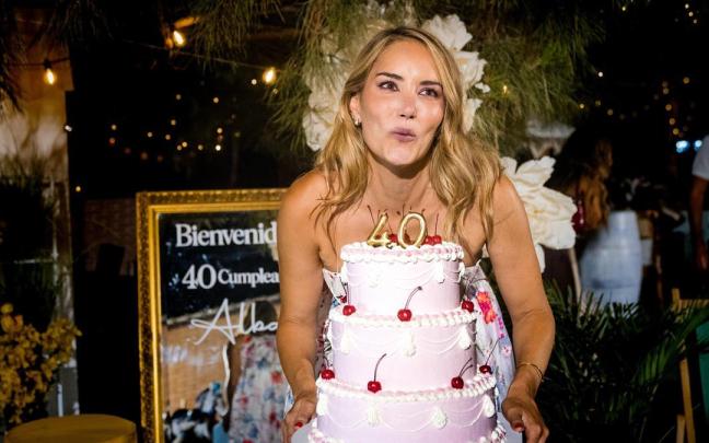 Alba Carrillo se siente más segura y libre que nunca recién cumplidos los 40.