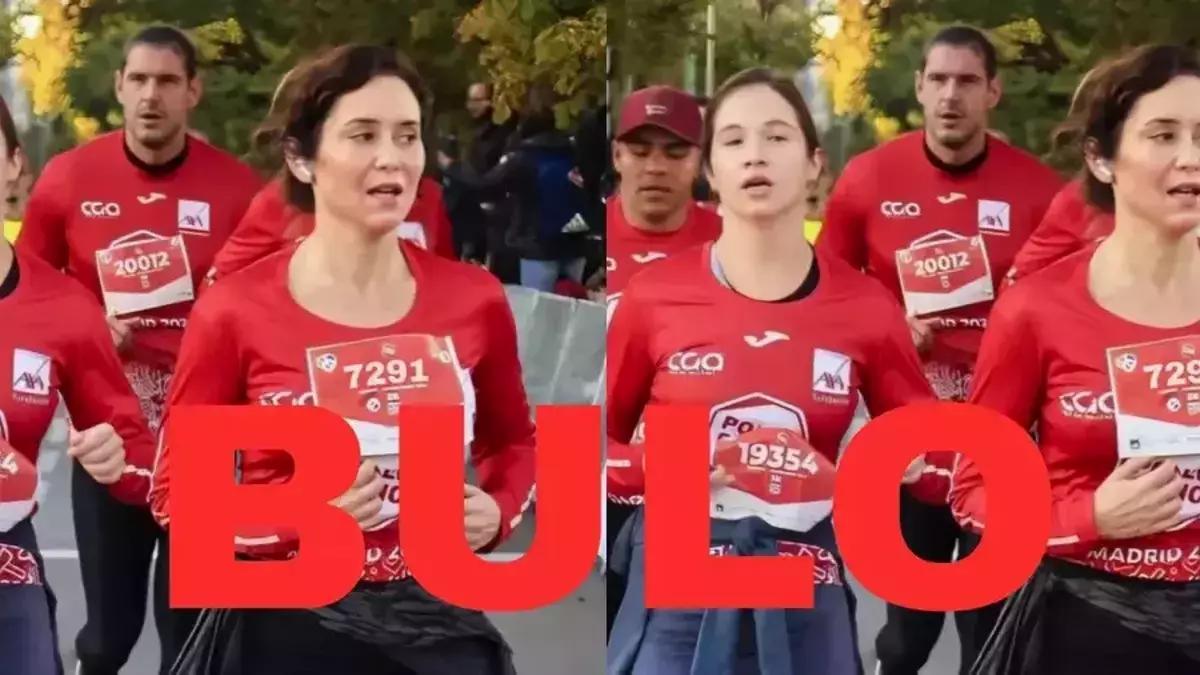 Isabel Díaz Ayuso no ha participado en una carrera con el dorsal 7.291