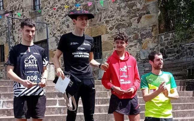 El podio masculino. / N.G. El podio masculino.