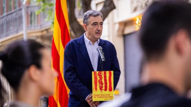 El presidente del PNV, Aitor Esteban, en la Diada de 2025.