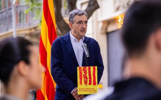 El presidente del PNV, Aitor Esteban, en la Diada de 2025.