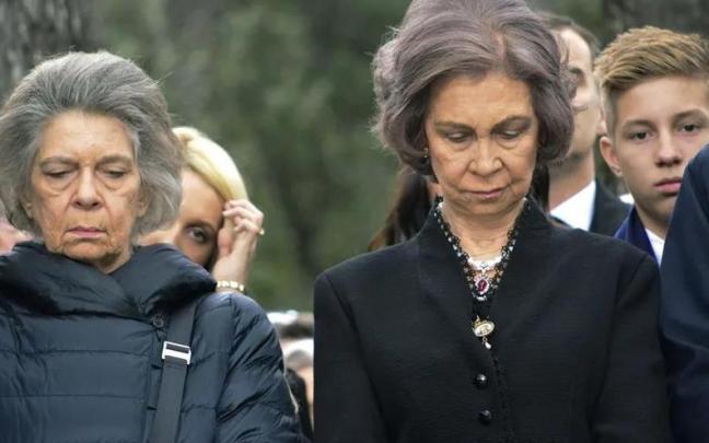 Irene de Grecia, junto a su hermana Sofía.