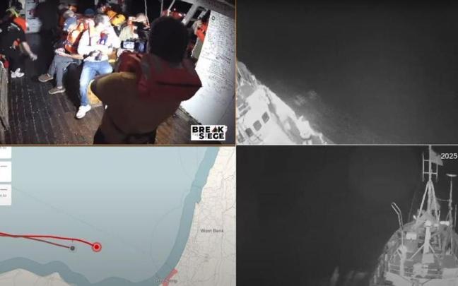 Israel intercepta el barco Handala y sus 21 tripulantes cuando se dirigía a Gaza con ayuda humanitaria.