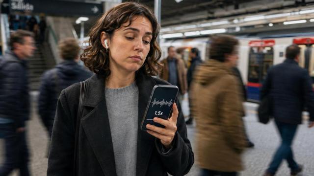 Acelerar audios y vídeos para ganar tiempo puede hacer que el ritmo normal termine pareciéndonos demasiado lento.