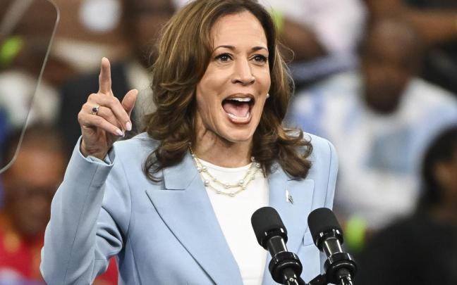 La vicepresidenta estadounidense Kamala Harris, en un acto electoral / EFE La vicepresidenta estadounidense Kamala Harris, en un acto electoral