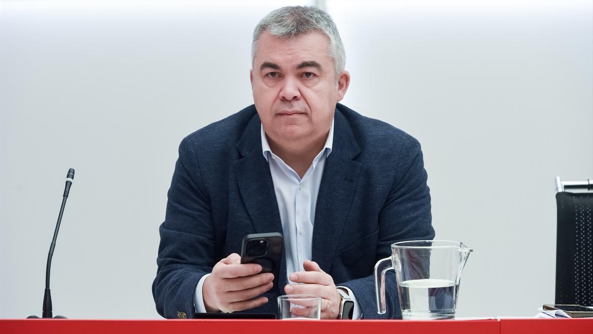 El secretario de Organización del PSOE, Santos Cerdán.