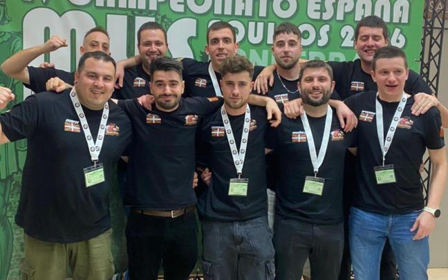 El combinado de jugadores navarros y guipuzcoano mostró una gran solidez en la cita de la localidad berciana, alzándo con la victoria con absoluta justicia.