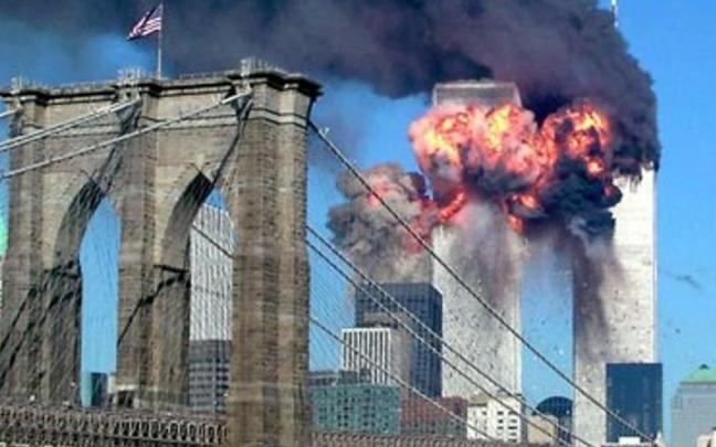 Imagen de las Torres Gemelas de Nueva York tras ser atacadas