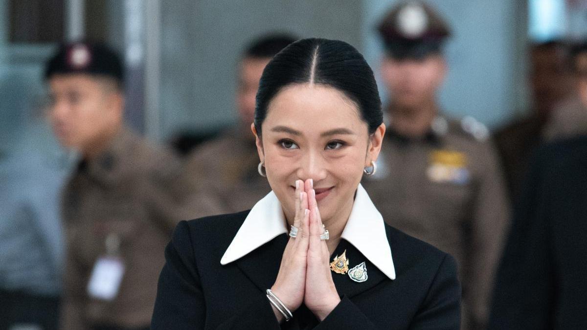 La hasta ahora primera ministra de Tailandia, Paetongtarn Shinawatra.