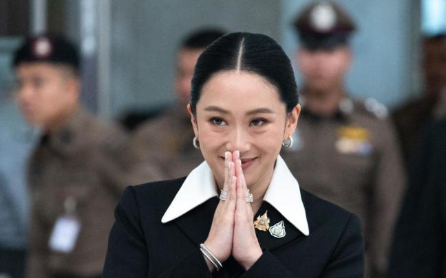 La hasta ahora primera ministra de Tailandia, Paetongtarn Shinawatra.