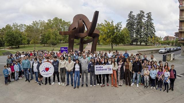 Presentación del Araba Euskaraz 2026 en Amurrio el pasado 9 de octubre