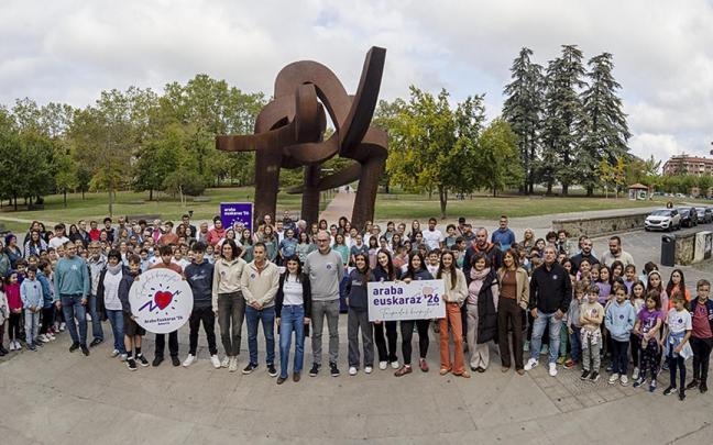 Presentación del Araba Euskaraz 2026 en Amurrio el pasado 9 de octubre