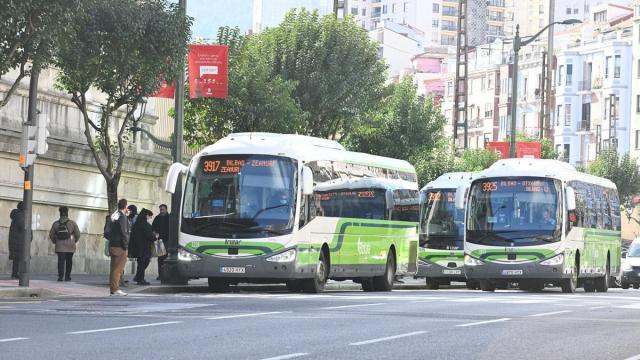 19 líneas de Bizkaibus se verán afectadas este miércoles por la Final de la Uefa Europa League 