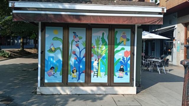El kiosko de Elexondo reconvertido en Puntu Morea