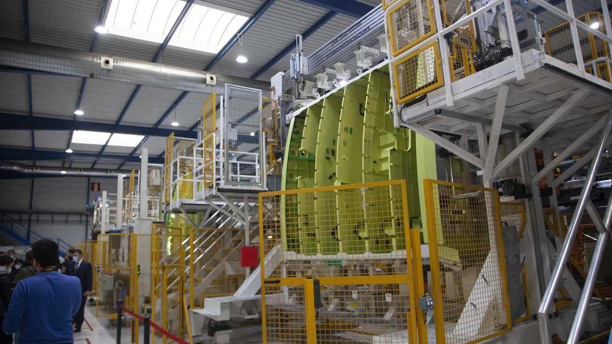 Pabellón de Aernnova. / JORGE MUÑOZ