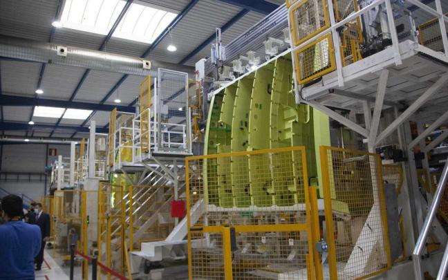 Pabellón de Aernnova. / JORGE MUÑOZ