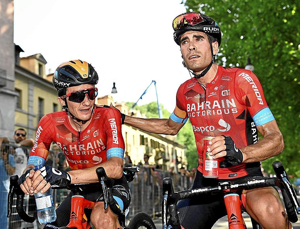 Pello Bilbao y Mikel Landa