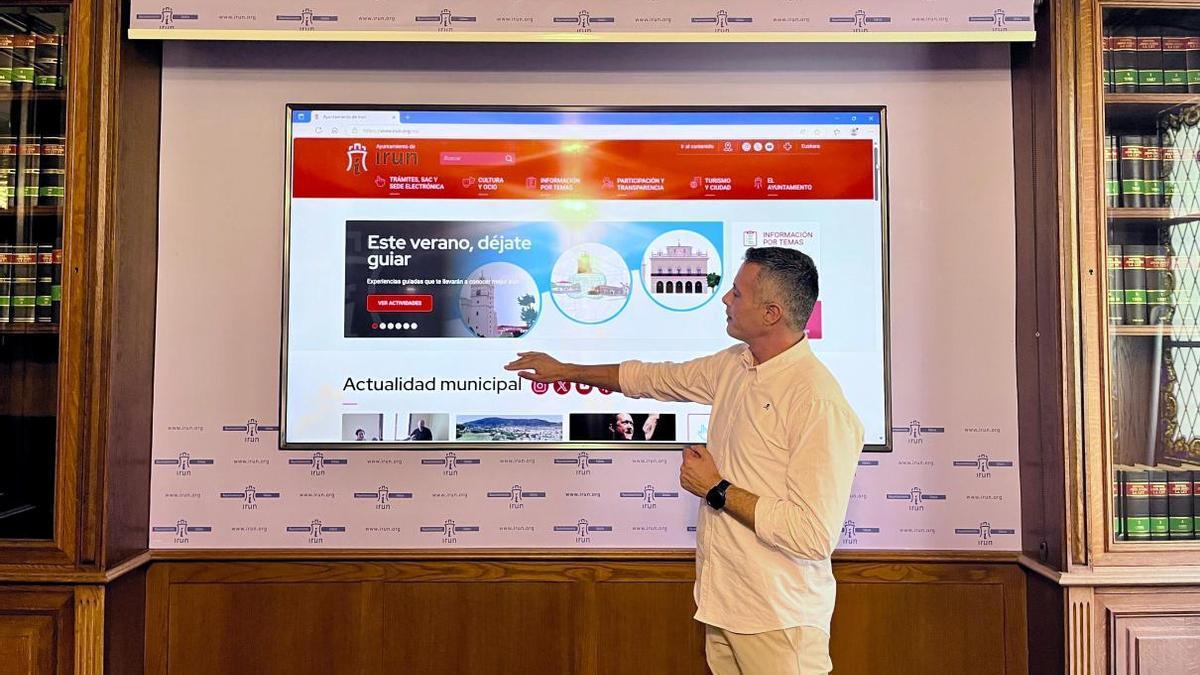 Jon Ugarte, delegado de Gobierno Abierto y Atención Ciudadana.