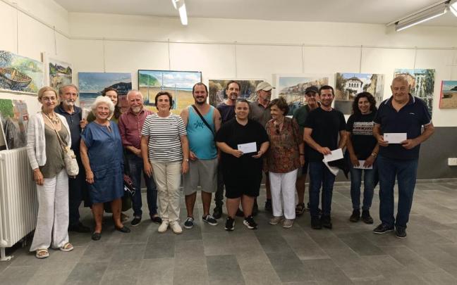 Entrega de premios del Concurso de Pintura al Aire Libre de Deba.