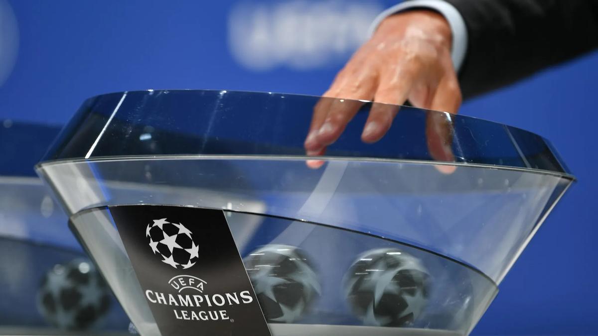 Imagen de un sorteo previo de la Champions League