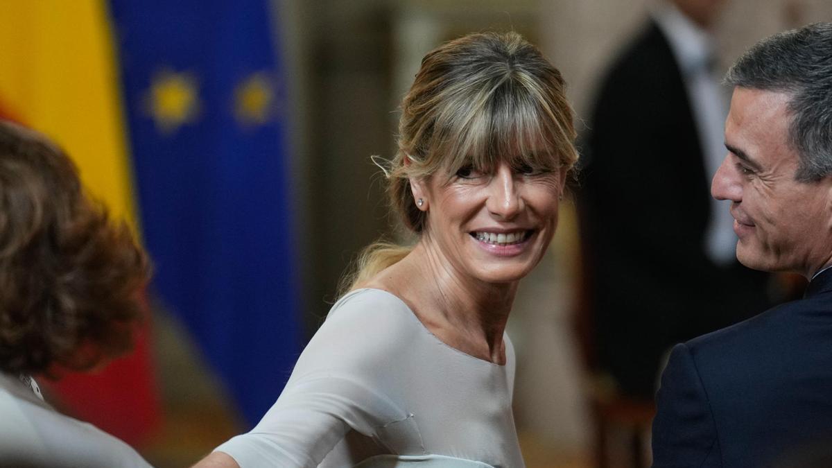 Begoña Gómez en el aniversario de la proclamación de Felipe VI.