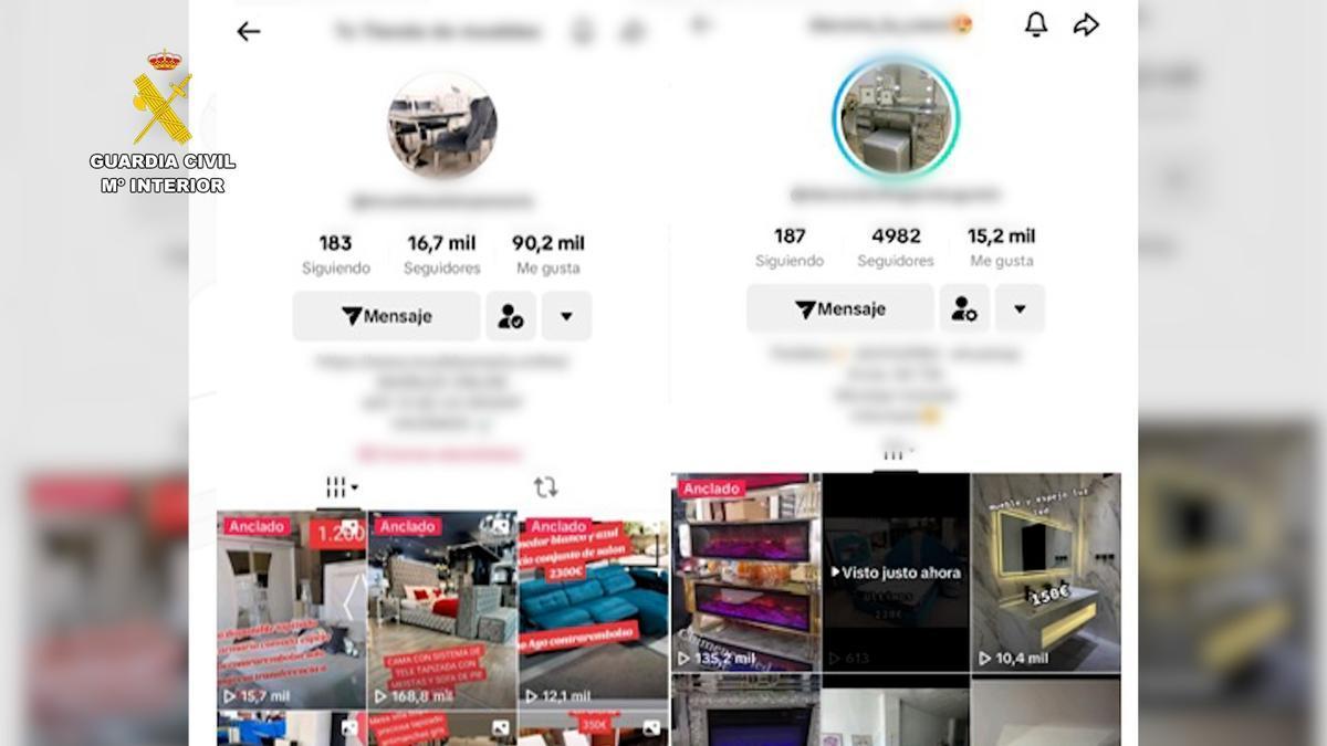 La red estafó casi 80.000 euros a través de redes sociales