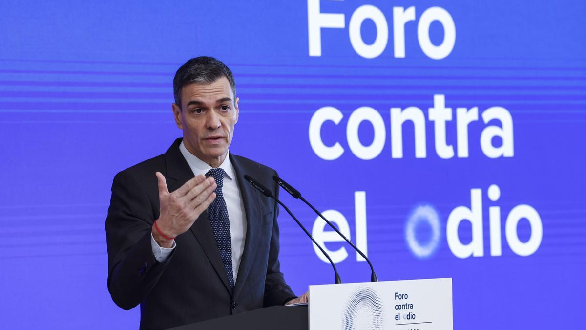 El presidente del Gobierno español, Pedro Sánchez