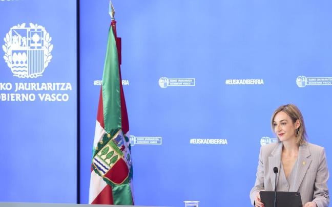 La portavoz del Gobierno vasco y consejera de Autogobierno, Maria Ubarretxena, este lunes