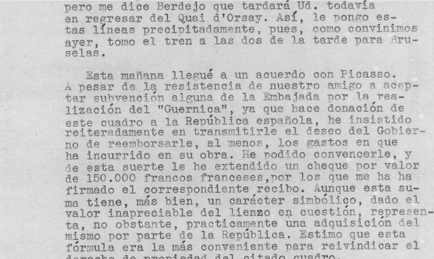 La carta de Max Aub.