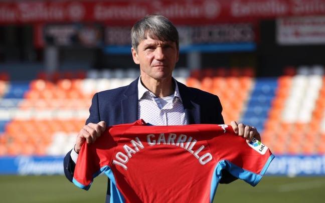 Joan Carrillo, en su presentación con el Lugo.