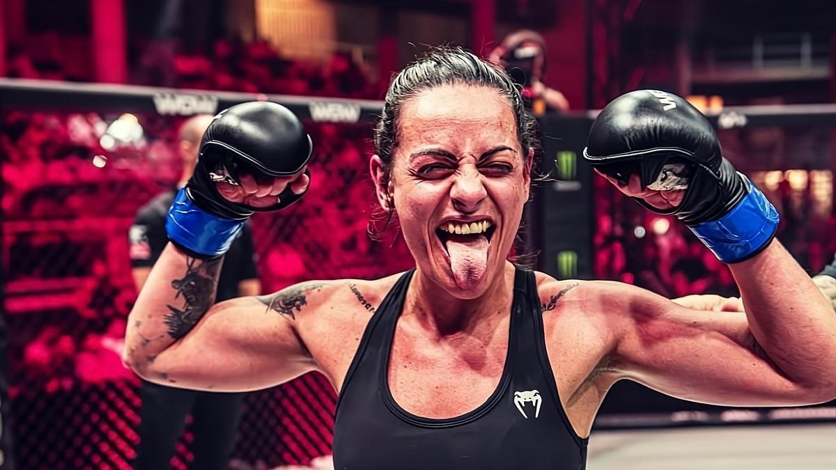 Aviguey Parra, luchadora de artes marciales mixtas.