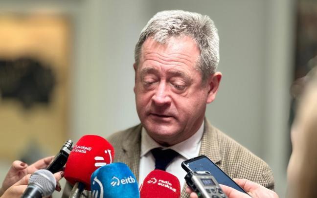 El consejero de Seguridad, Bingen Zupiria. / EP El consejero de Seguridad, Bingen Zupiria.