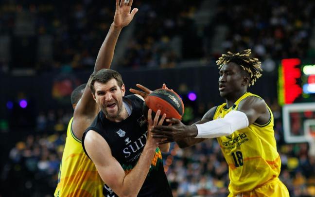 Jeff Withey, en el encuentro de la primera vuelta contra el Gran Canaria.