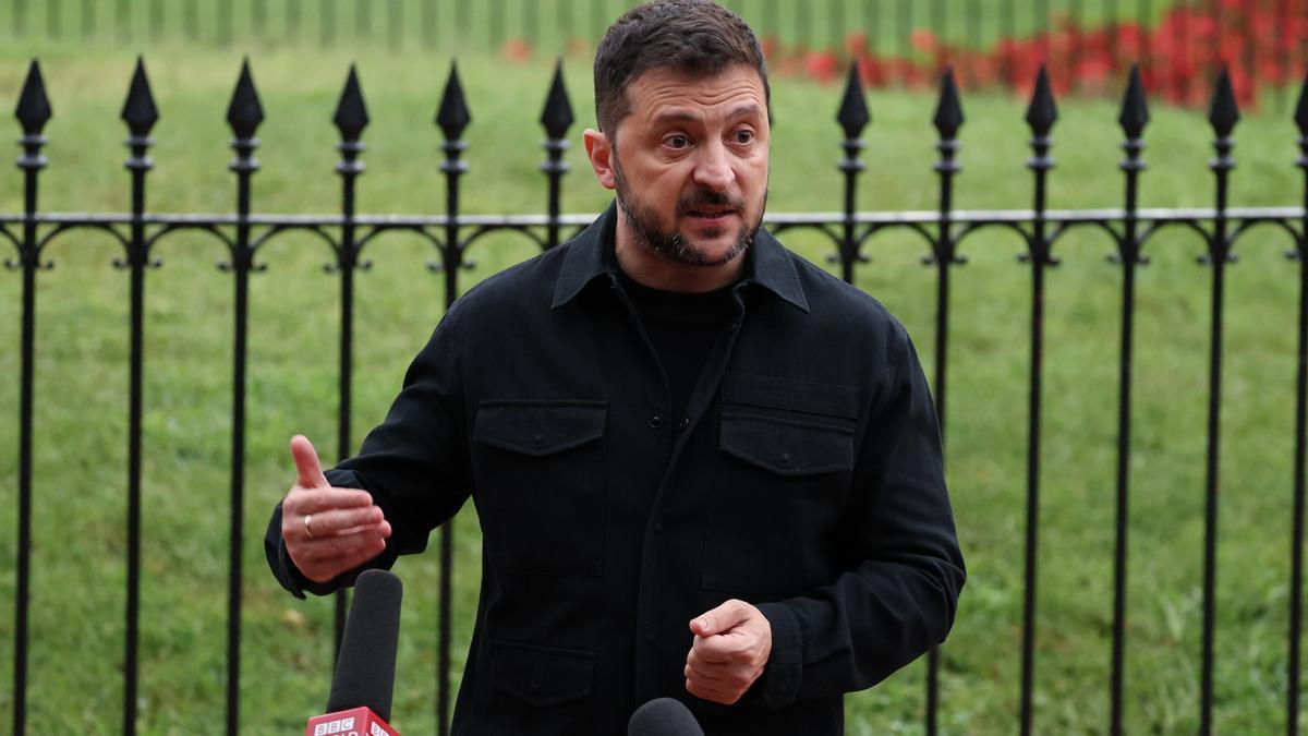 El presidente de Ucrania, Volodímir Zelenski, en una imagen de archivo