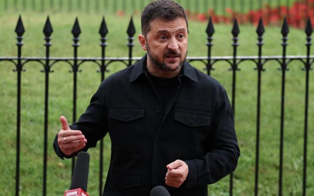 El presidente de Ucrania, Volodímir Zelenski, en una imagen de archivo