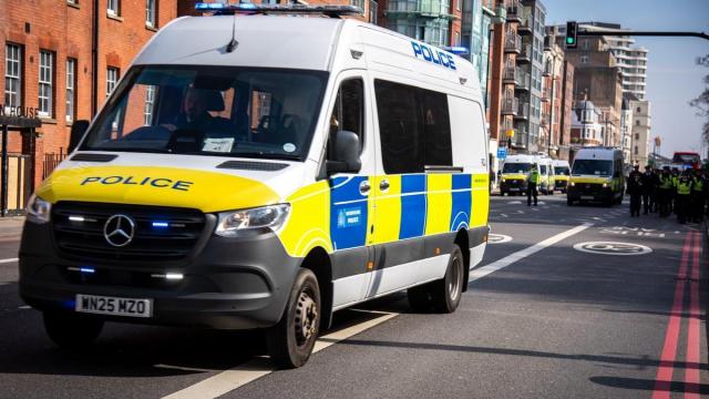 Imagen de archivo de una furgoneta de la Policía de Londres.