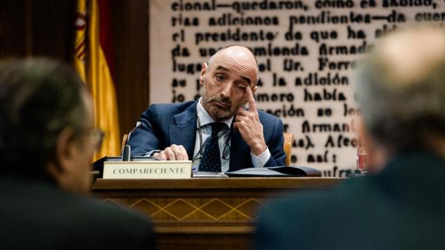 El empresario Julio Martínez comparece ante la Comisión de Investigación del ‘caso Koldo’, en el Senado, a 9 de abril de 2026.