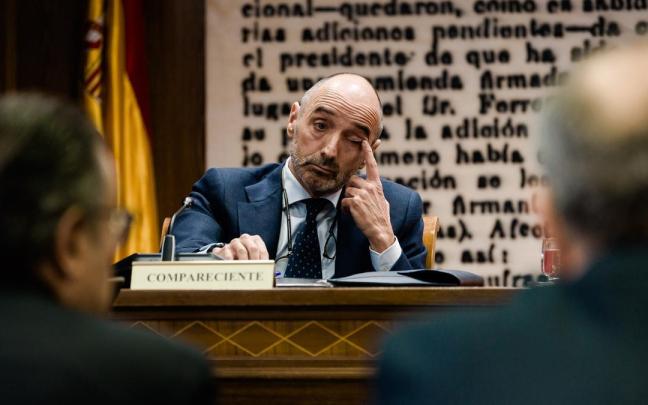 El empresario Julio Martínez comparece ante la Comisión de Investigación del ‘caso Koldo’, en el Senado, a 9 de abril de 2026.